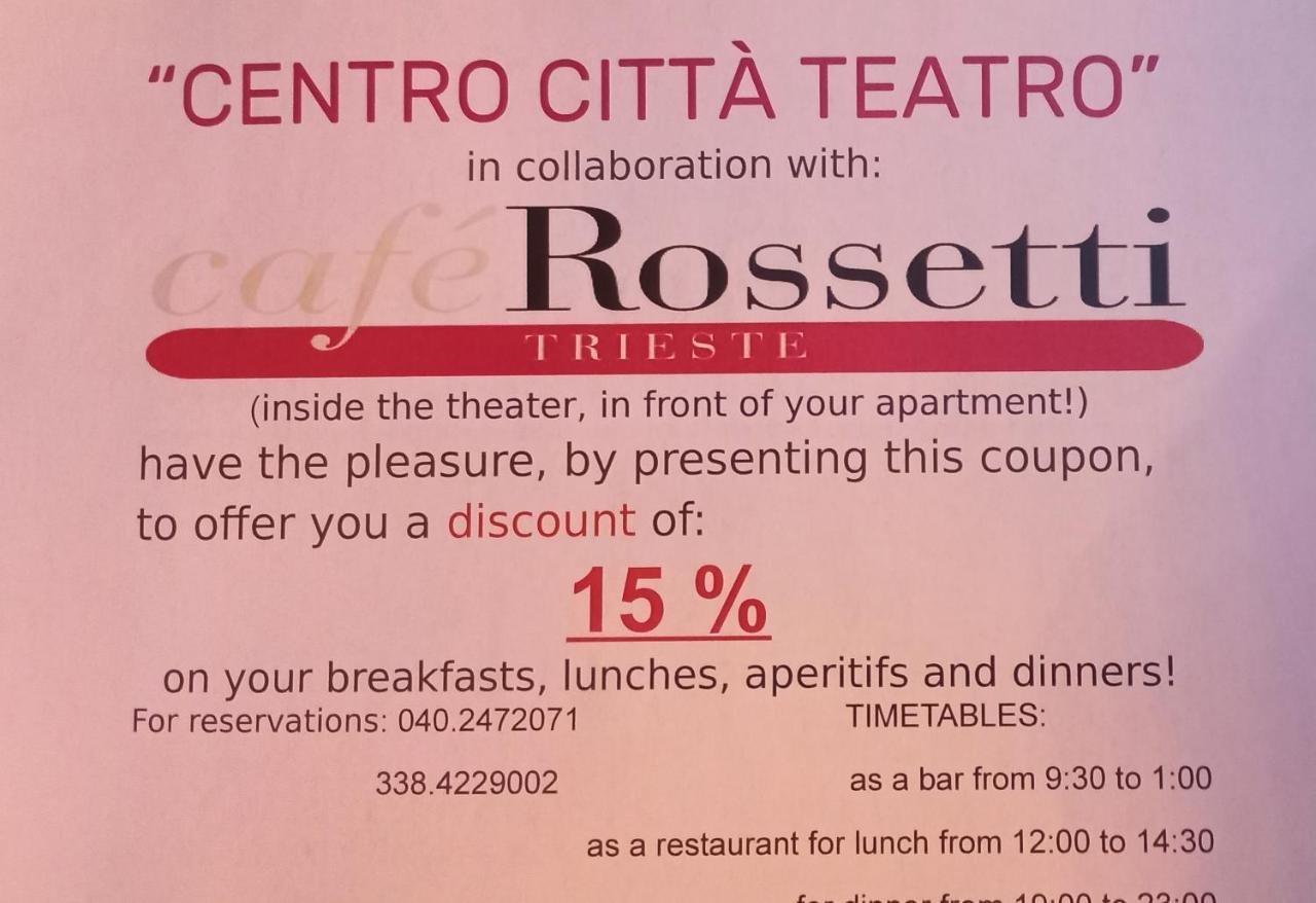 Centro Citta Teatro Hotel Trieste Luaran gambar